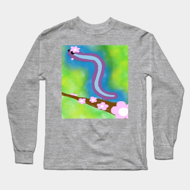 Flower Looper Long Sleeve T-Shirt by DEKUXE